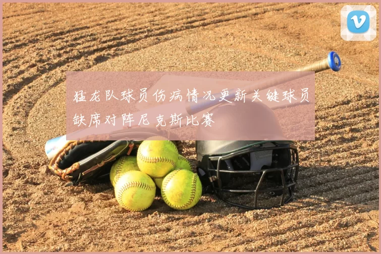 猛龙队球员伤病情况更新关键球员缺席对阵尼克斯比赛