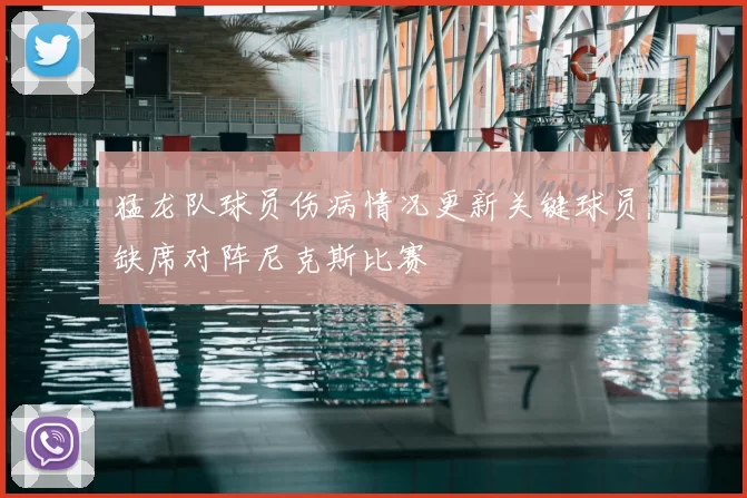 猛龙队球员伤病情况更新关键球员缺席对阵尼克斯比赛